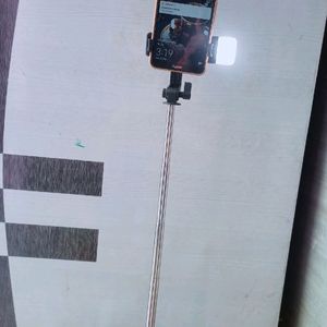Bluetooth Selfie Stick Tripod With Light #2