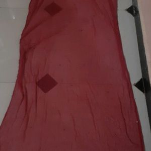 maroon color dupatta