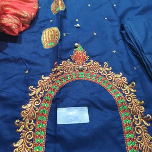 Festive Cotton Dress Material Sale