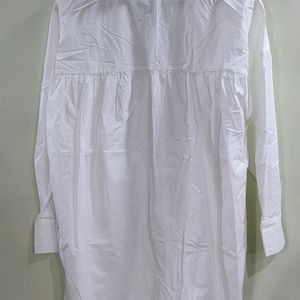 ZARA White Oversized Shirt (Women's)
