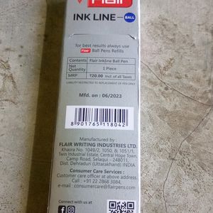 Flair Ink Line Ball Pens 3 Pieces
