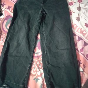 Straight Line Denim Charcoal H and M