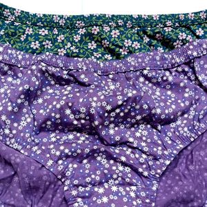 Set Of 2 New Printed Panties Size Medium