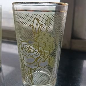 6 Glasses For Cold Drinks / Sherbat