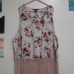 🔴 PRICE DROP BRAND NEW FOREVER21 Pink Floral Top