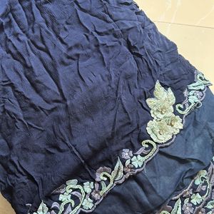 Two Shade Saree With Blouse