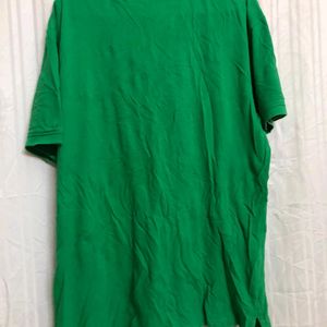 Cotton & Silk Green T Shirt