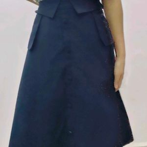 Navy Blue Skirt