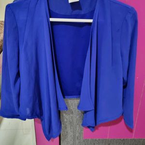 Royal Blue Shrug