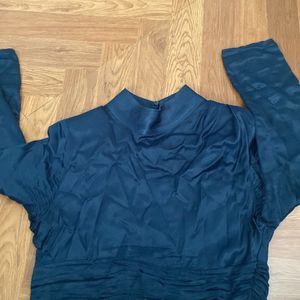 Zara Blue Crop Top