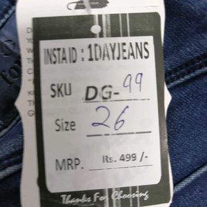 DG-99 Size-26 Slim Jeans