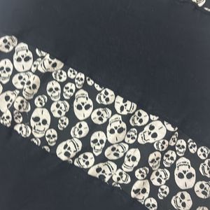 Gothic Black Skull Tank Top