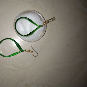 Green Colour Earrings