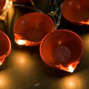 Sprqcart Pack of 1 (18 Brown Diya) Light