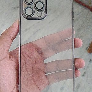 iPhone 13 Pro Max Transparent Back Cover Case.