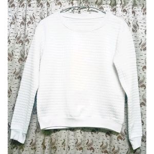 White Round Neck Woolen T-Shirts✨