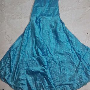 This Blue Long Anarkali Kurta