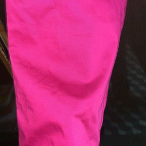 Pink Formal Office Pants For Women Girls