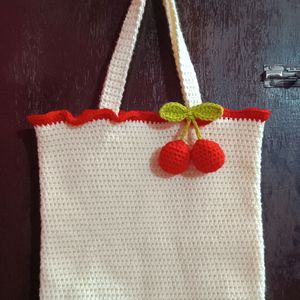 Cherry Inspired Crochet Bag