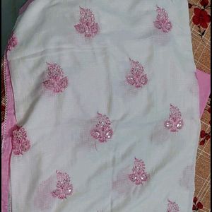 New Fine Pure Cotton Pink Suit Fabric