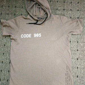 Hoodie Half Sleeve Tshirt