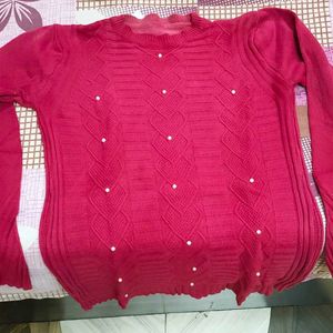 WomenRed Winter Top