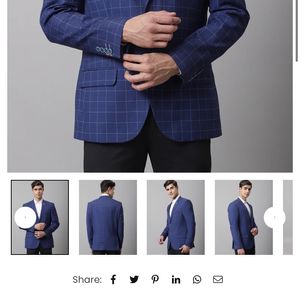 Cantabil Men’s Blue Blazer🎉For Sale With Cover