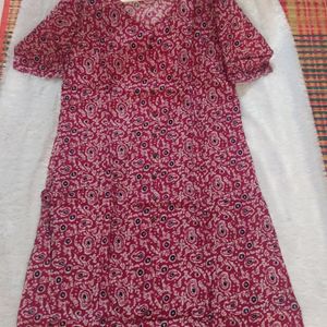 💕💕Lovely Cotton Slub Straight Cut Kurti 🥳