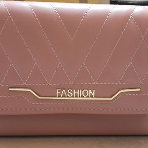 pink fancy sling bag