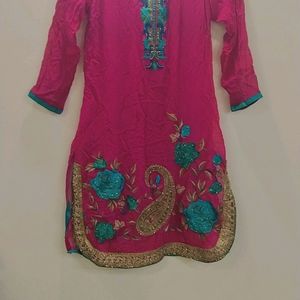 Magenta Colour Full Suit Se With Dupatta