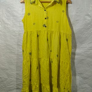 Yellow Frock For Women