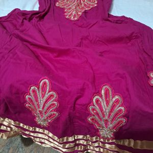 Pink Anarkali Dress