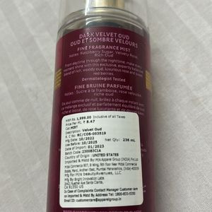 Bath And Body Works Dark Velvet Oud