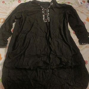 Black Short Kurti