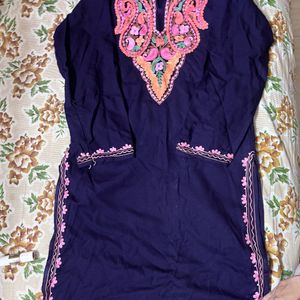 kashmiri beautiful kurti💜