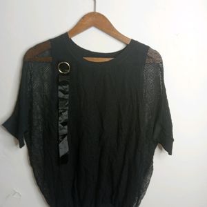 Black Casual Top (Girl' s)