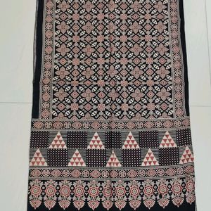 New Pure Cotton Azrakh Scarf