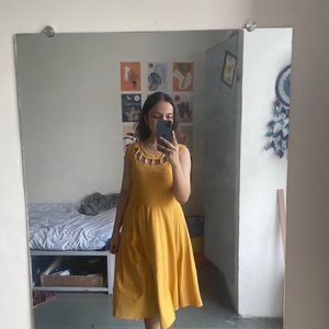 Mustard Dress