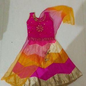 Lehnga For 2-4 Year Old Baby Girl