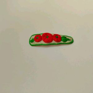 Hand Embroidery Hair Clip