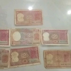 2 Rs Note Set Rare Nots Check Description