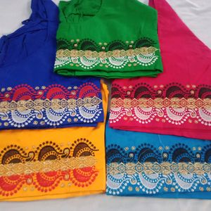 Kantha Round Blouse 5 Pis Combo