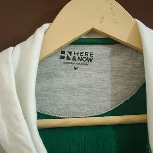 Green And White Women's Sweatshirt