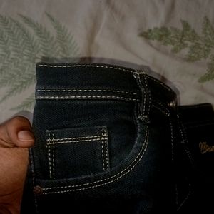 Wrangler Black Jeans , Size- 30 Inches ,