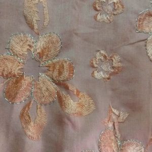 Peach Floral-design Kurti