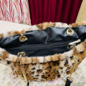 leopard print handbag