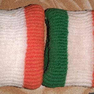 tri colour hand band of indian flag