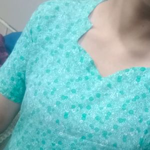 Floral Print Daily Wear Kurta Long