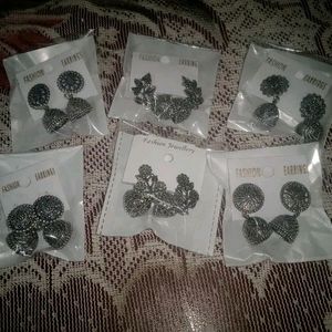 6-Combo Pack of Unique Design Earrings