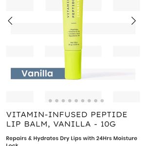 Hyphen Vitamin Infused Peptide Lip Balm, Vanila